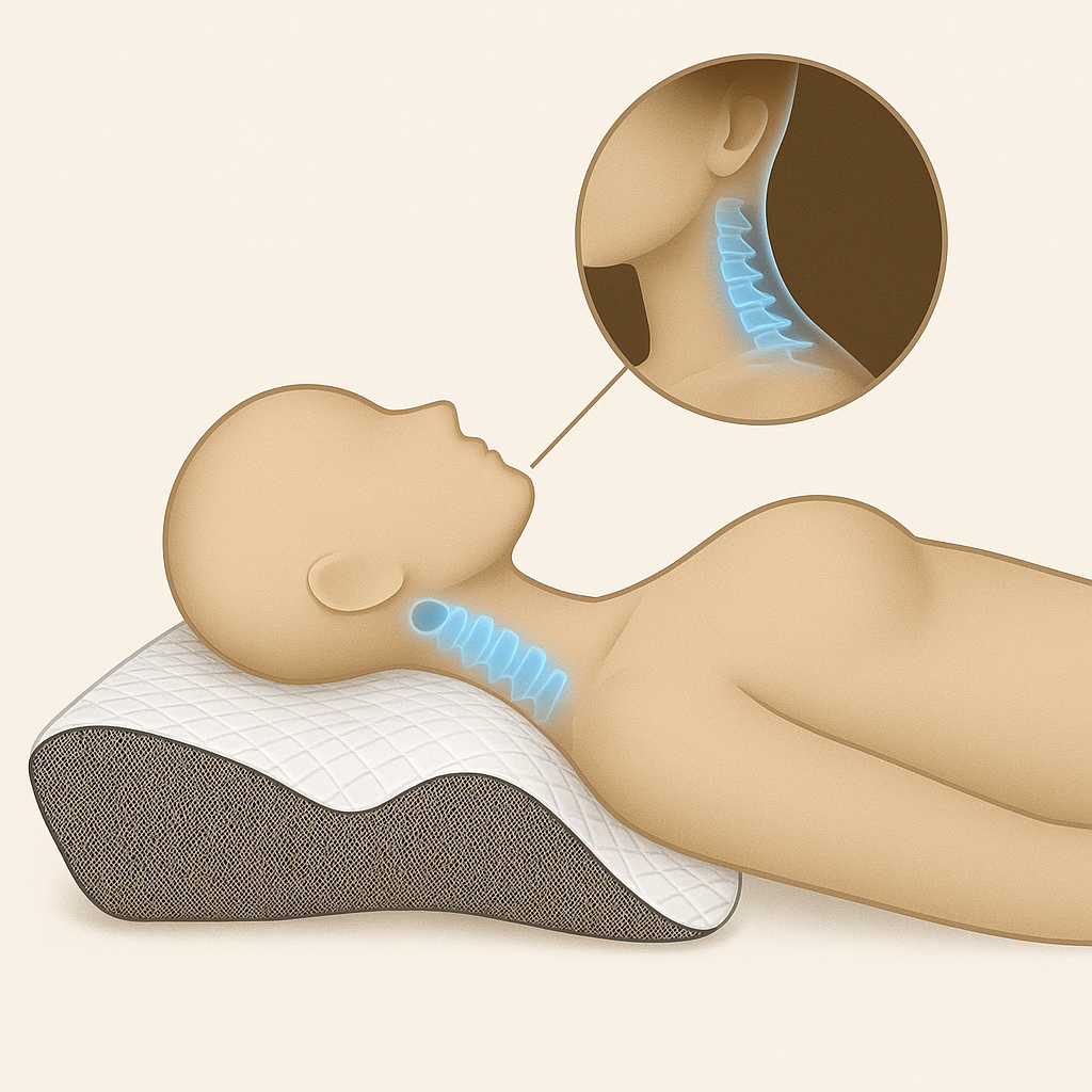Oreiller Ergonomique Dorméa™ – Confort & Soulagement Cervical