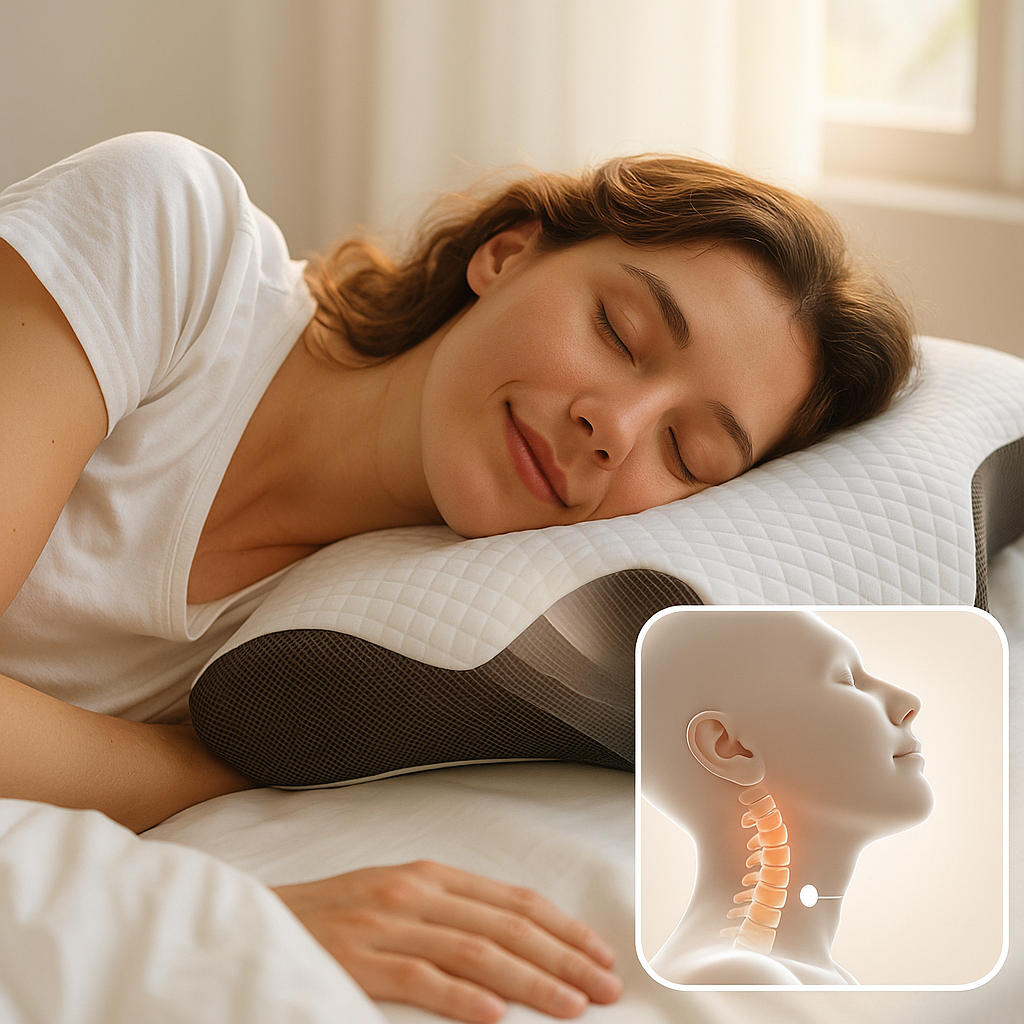 Oreiller Ergonomique Dorméa™ – Confort & Soulagement Cervical