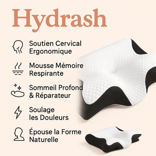 Oreiller Ergonomique Dorméa™ – Confort & Soulagement Cervical